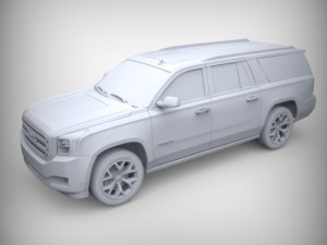 2015 gmc yukon xl 3Dモデル