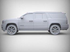 2015 gmc yukon xl 3Dモデル
