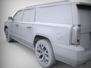 2015 gmc yukon xl 3Dモデル