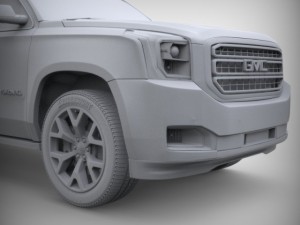 2015 gmc yukon xl 3Dモデル