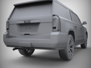2015 gmc yukon xl 3Dモデル