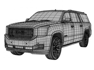 2015 gmc yukon xl 3Dモデル