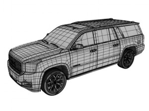 2015 gmc yukon xl 3Dモデル