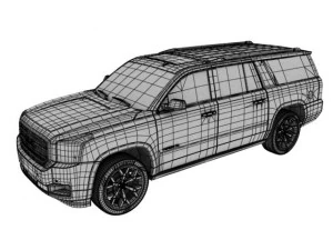 2015 gmc yukon xl 3D Model
