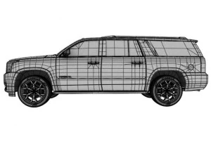 2015 gmc yukon xl 3D Model