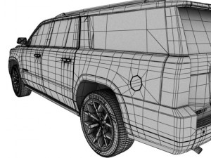 2015 gmc yukon xl 3Dモデル
