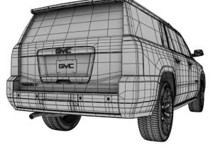 2015 gmc yukon xl 3D Model