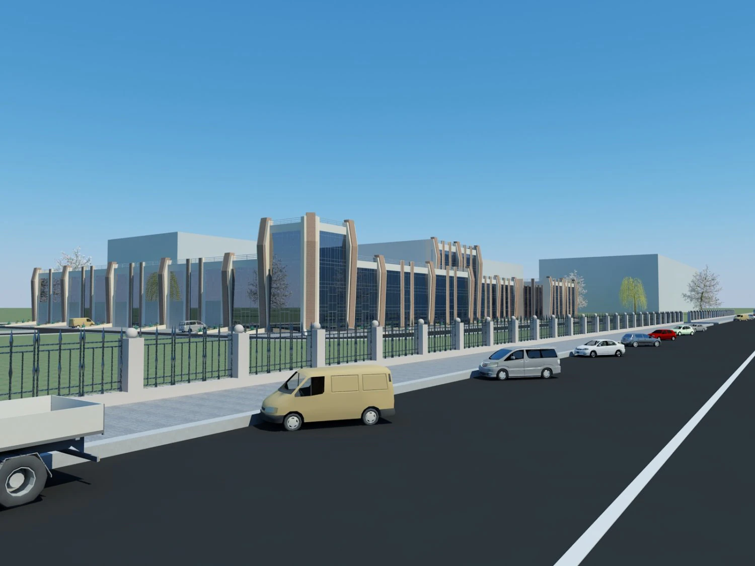 business center 3D Model .c4d .max .obj .3ds .fbx .stl .blend