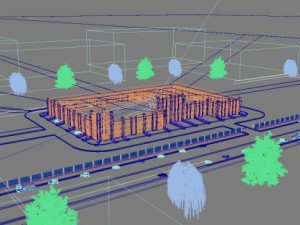 business center 3D Model