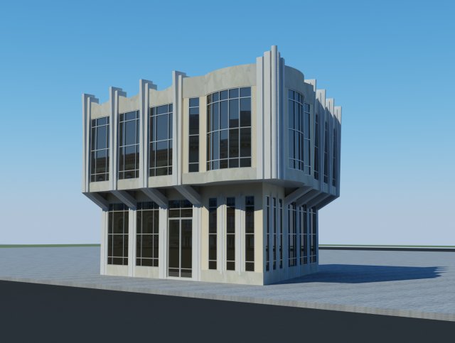 restaurant 3D Модель .c4d .max .obj .3ds .fbx .stl .blend