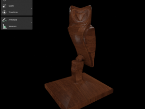 owl sculpture Modelo 3D