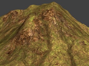 background hill terrain 3D Model