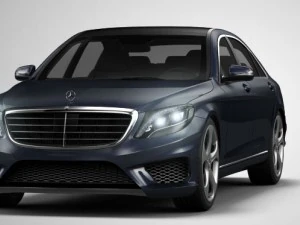 梅赛德斯-奔驰 S 级 W222 AMG 2014 3D 模型