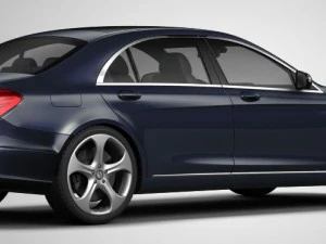 mercedes-benz s-class w222 amg 2014р 3D Модель