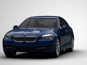 bmw 5 series f10 sedan Model 3D