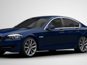 bmw 5 series f10 sedan 3D Модель