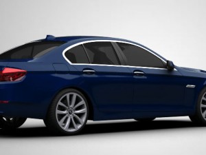 bmw 5 series f10 sedan Model 3D
