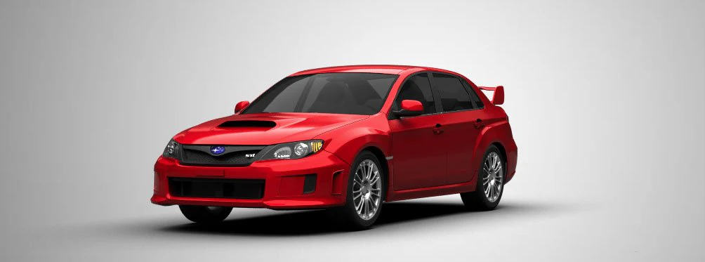 subaru wrx 3D Model .c4d .max .obj .3ds .fbx .stl .blend 