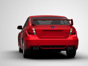 subaru wrx 3Dモデル