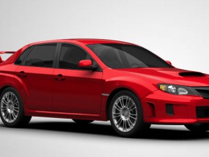 subaru wrx 3Dモデル