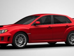 subaru wrx 3Dモデル
