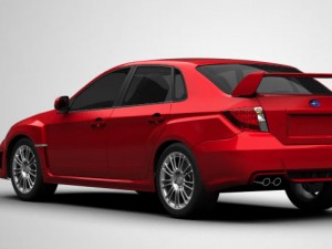 subaru wrx 3Dモデル
