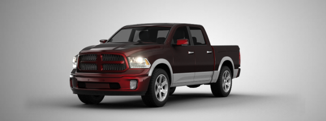 dodge ram 1500 laramie crew cab Modelo 3D .c4d .max .obj .3ds .fbx .stl .blend 