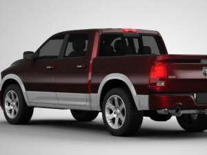 dodge ram 1500 laramie crew cab Modelo 3D