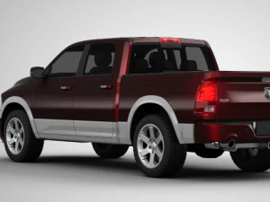 dodge ram 1500 laramie crew cab 3D Model