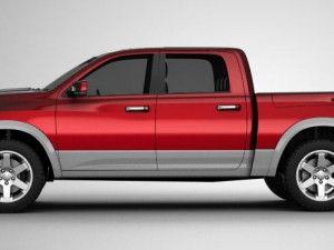 dodge ram 1500 laramie crew cab Modelo 3D