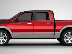 dodge ram 1500 laramie crew cab 3D Model