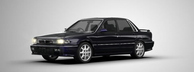 mitsubishi galant vr4 hq 3D Модель .c4d .max .obj .3ds .fbx .stl .blend 