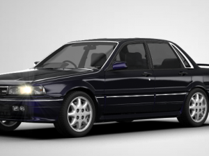 mitsubishi galant vr4 hq 3D Модель