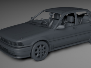 mitsubishi galant vr4 hq 3D Модель