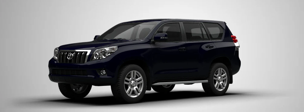 toyota land cruiser prado j150 5-door 3D Model .c4d .max .obj .3ds .fbx .stl .blend
