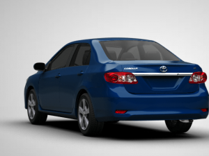 toyota corolla e140 sedan 3D Model