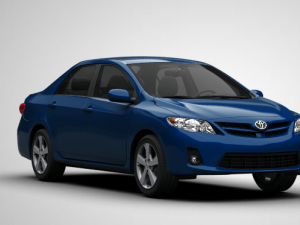 toyota corolla e140 sedan 3D Model