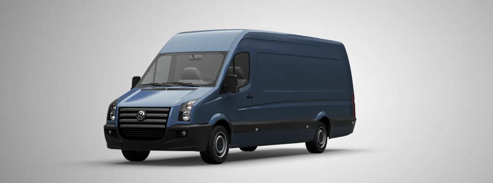 volkswagen crafter 3D Model .c4d .max .obj .3ds .fbx .stl .blend 