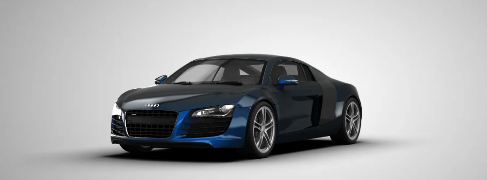 audi r8 3D Model .c4d .max .obj .3ds .fbx .stl .blend