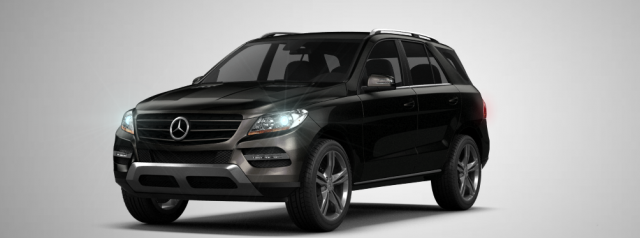 mercedes benz ml class 2013 3D 모델 .c4d .max .obj .3ds .fbx .stl .blend 