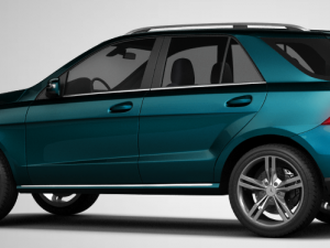 mercedes benz ml class 2013 3D 모델