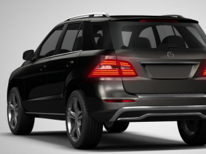 mercedes benz ml class 2013 3D 모델