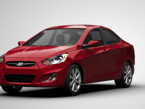 hyundai accent i25 sedan 3D Model