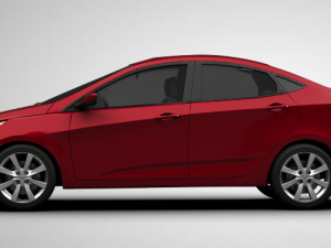 hyundai accent i25 sedan 3D मॉडल