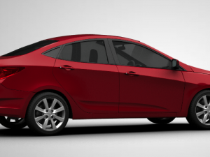hyundai accent i25 sedan 3D मॉडल