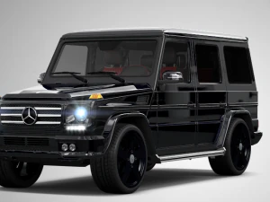 मर्सिडीज-बेंज जी-क्लास 2017 3D मॉडल