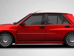 lancia delta integrale 1992 3D Модель