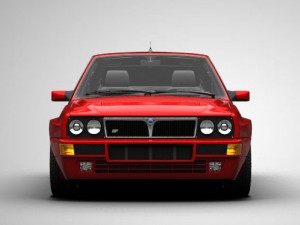 lancia delta integrale 1992 3D Модель