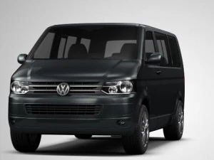 volkswagen transporter t5 multivan 2015 р.в 3D Модель