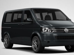 volkswagen transporter t5 multivan 2015 Model 3D